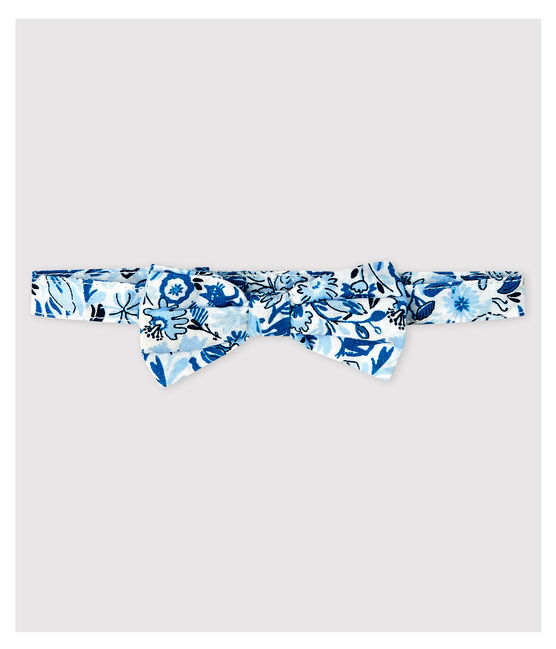 Nœud papillon imprimé bébé garçon blanc MARSHMALLOW/blanc MULTICO