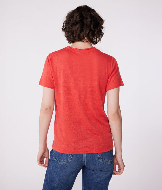 Tee-shirt Femme à manches courtes en lin SPI