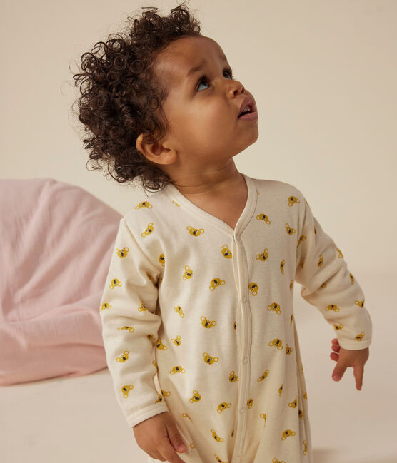 Pyjama koala en coton bébé blanc MARSHMALLOW/blanc MULTICO