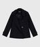 Caban femme en draps de laine bleu SMOKING