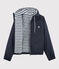 Warme windbreker Dames/Heren blauw SMOKING