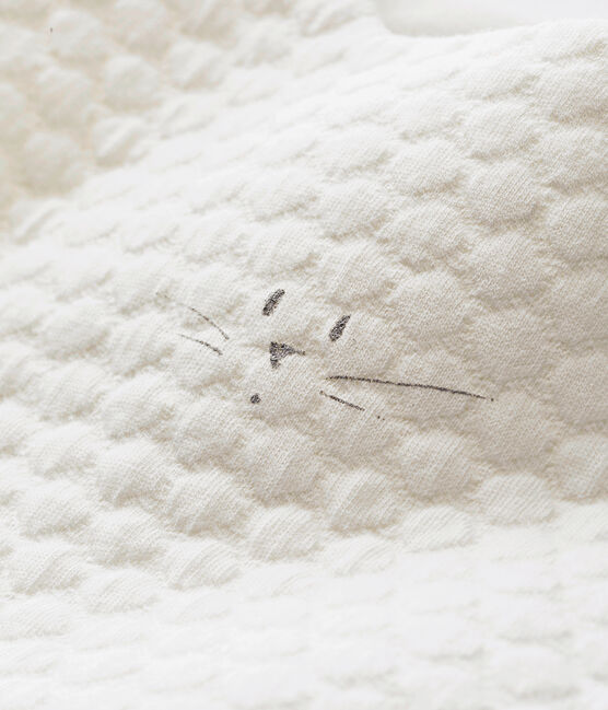 Uniseks gewatteerde trappelzak in tubic wit MARSHMALLOW