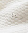 Uniseks gewatteerde trappelzak in tubic wit MARSHMALLOW