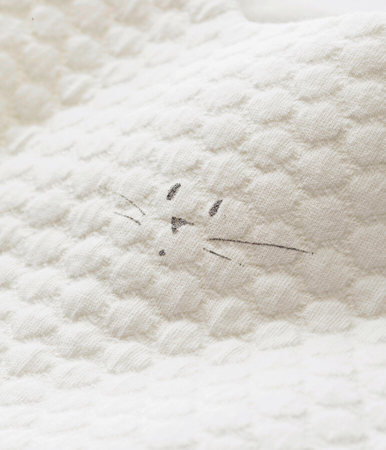 Gigoteuse tubique matelass&eacute; b&eacute;b&eacute; mixte blanc