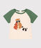 T-shirt van dunne jersey met korte mouwen voor baby's AVALANCHE/ PALMERAIE