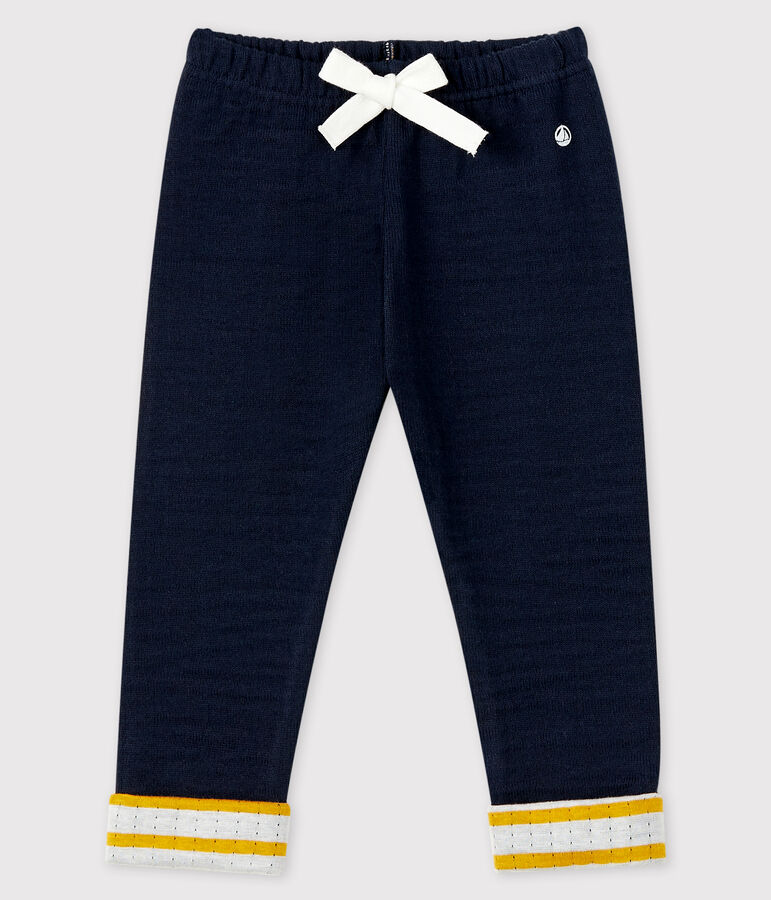 Pantalon b&eacute;b&eacute; gar&ccedil;on en tubique bleu