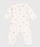 Katoenen bodyjama met print wit MARSHMALLOW/wit MULTICO