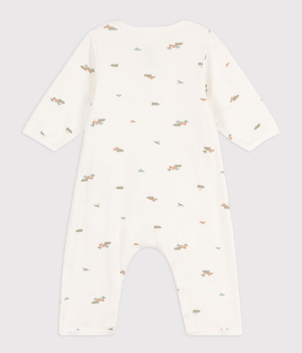 Bodyjama imprim&eacute;s en coton blanc/multicouleur
