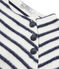 Ultrazachte marinetrui vrouwen beige COQUILLE/blauw SMOKING