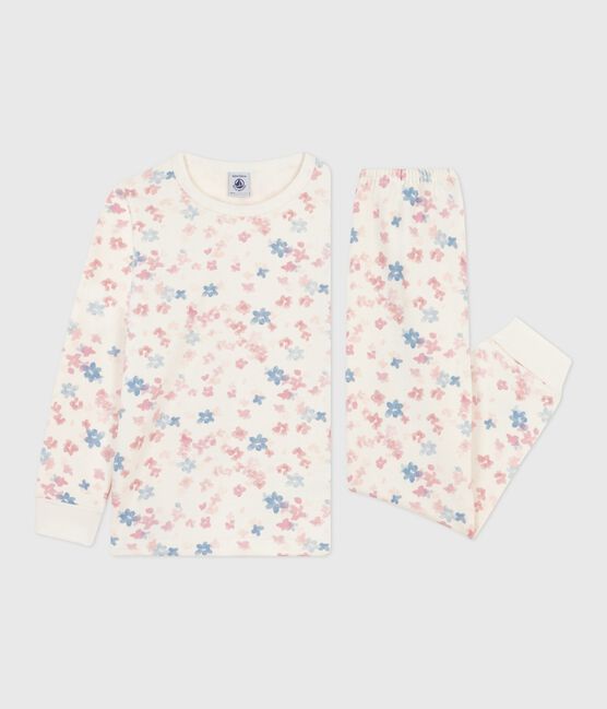 Pyjama enfant en molleton imprimé fleurs MILK/ MULTICO