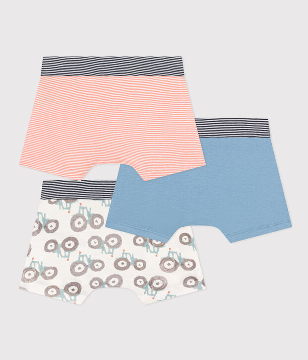 Set van 3 katoenen trekkerboxers voor jongens multicouleur