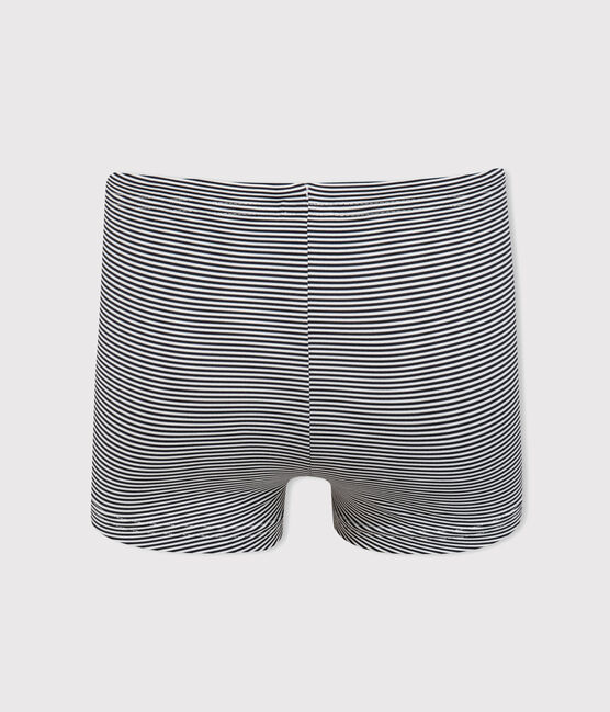 Maillot de bain UPF 50+ bébé bleu ABYSSE/blanc LAIT