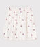 Jupe enfant en coton cœurs blanc AVALANCHE/ MULTICO