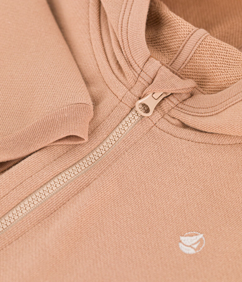 Sweater met kap voor baby's beige VINTAGE