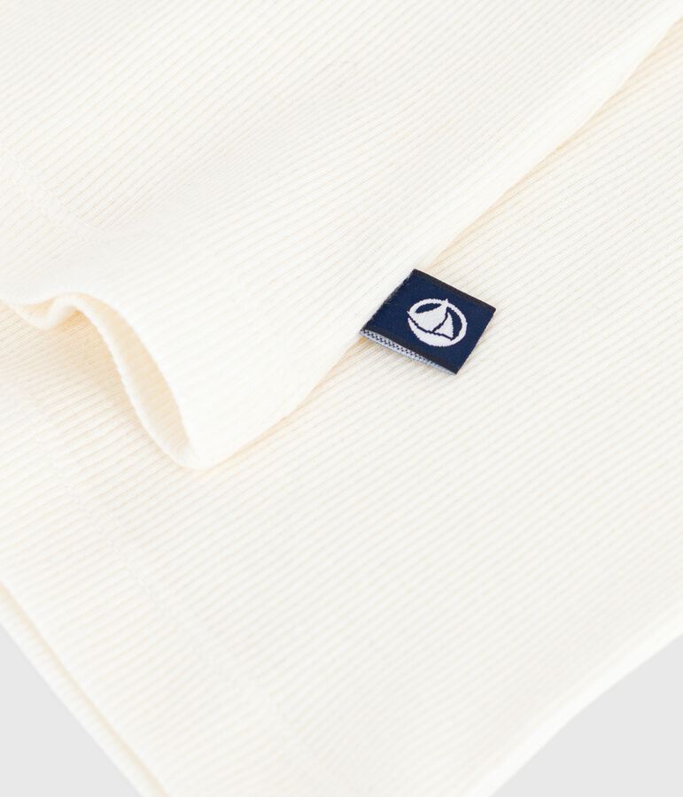 Dameshemdje in licht katoen en wol ecru