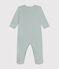 Pyjama à rayures en coton bébé bleu PAUL/blanc MARSHMALLOW