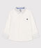 Chemise imprimée enfant garçon beige COQUILLE/gris MAKI