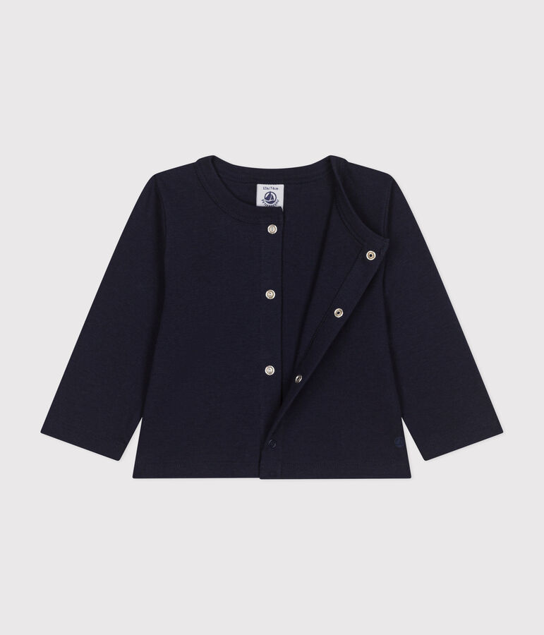 Cardigan en coton b&eacute;b&eacute; bleu