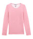 dames• tee-shirtmet lange mouwen in katoen/wol