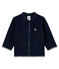 Cardigan bébé garçon en tubique matelassé bleu SMOKING CN