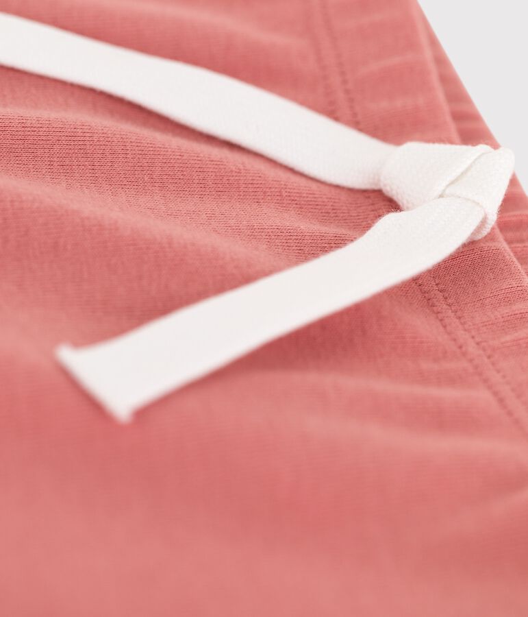 Short van biokatoen voor baby's roze
