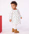 Robe bébé en coton manches longues imprimée fleurs bleu MILK/ SOIR