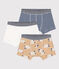 Lot de 3 boxers mouton petit garçon en coton variante 1