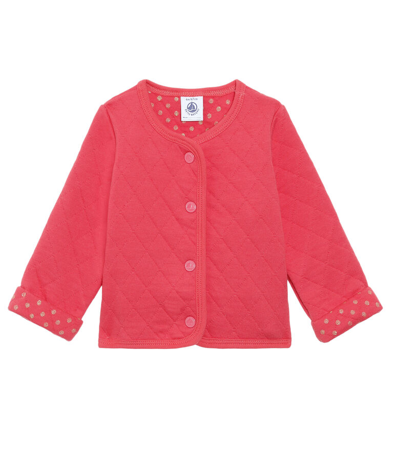Cardigan b&eacute;b&eacute; fille en tubique matelass&eacute; SIGNAL CN