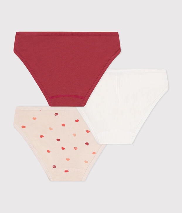3-pack katoenen meisjesslip multicouleur