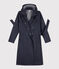 Trenchcoat met capuchon voor dames blauw SMOKING
