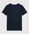 Katoenen dames T-shirt Sea island blauw MARINE