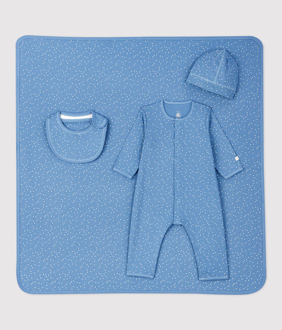 Coffret cadeau naissance petites étoiles bébé en coton biologique variante 1