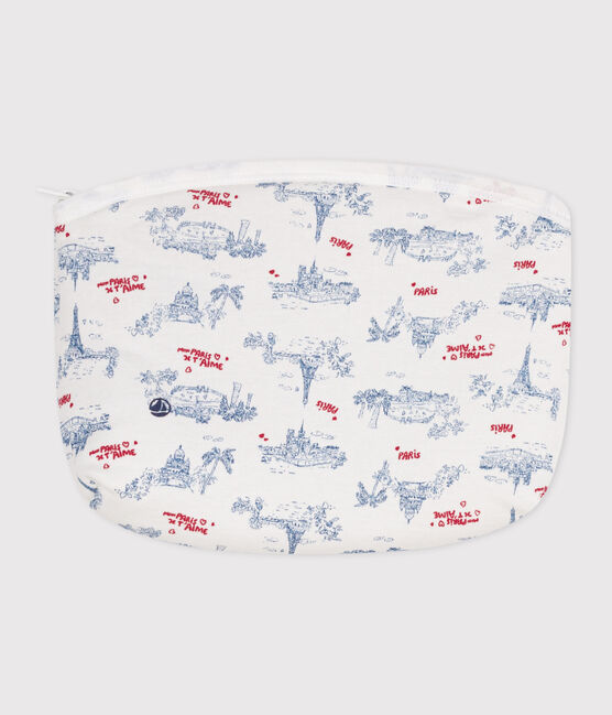 Pochette bébé en coton motifs Paris blanc MARSHMALLOW/blanc MULTICO