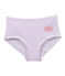 Meisjesboxershort met milleraies-strepen roze VIENNE/wit ECUME