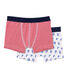 Set van twee jongensboxershorts