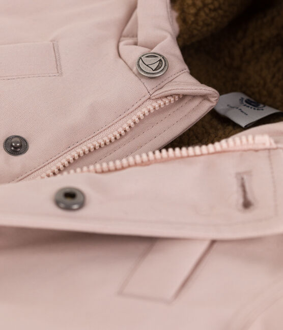 Waterafstotende babyparka roze SALINE