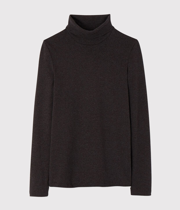 Sous-pull iconique en coton Femme gris