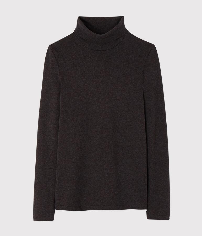 Sous-pull iconique en coton Femme gris