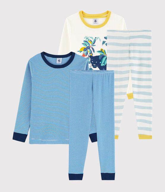 Lot de 2 pyjamas petite garçon en côte variante 1