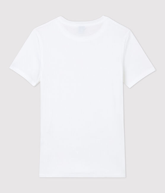 Iconisch katoenen Dames T-shirt met ronde hals wit ECUME