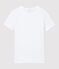Iconisch katoenen Dames T-shirt met ronde hals wit ECUME