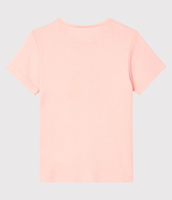 T-shirt met korte mouwen voor meisjes roze MINOIS