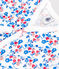 Katoenen babypyjama met bloemenprint wit MARSHMALLOW/wit MULTICO