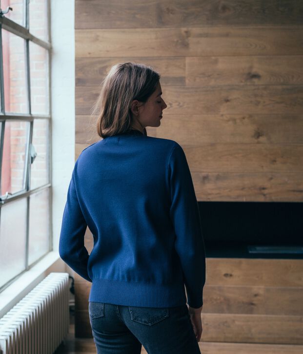 Pull Femme bleu marine