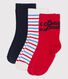 Lot de 3 paires de chaussettes enfant garçon