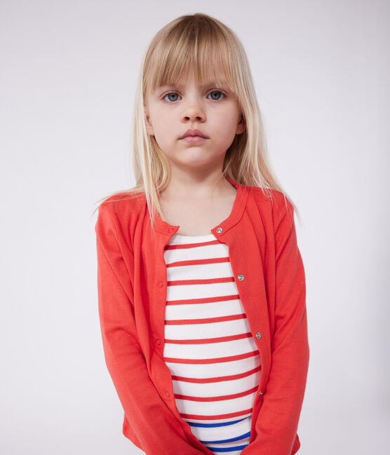 Effen katoenen cardigan voor kinderen SPI