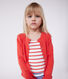 Effen katoenen cardigan voor kinderen
