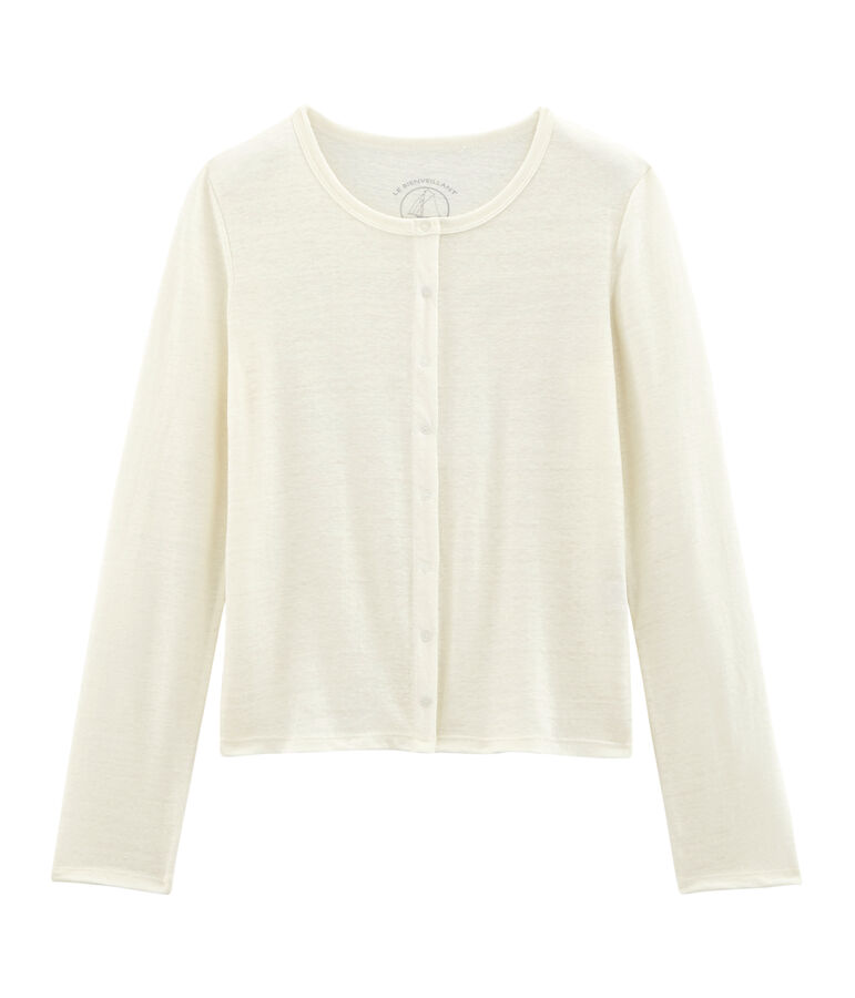 Cardigan femme blanc