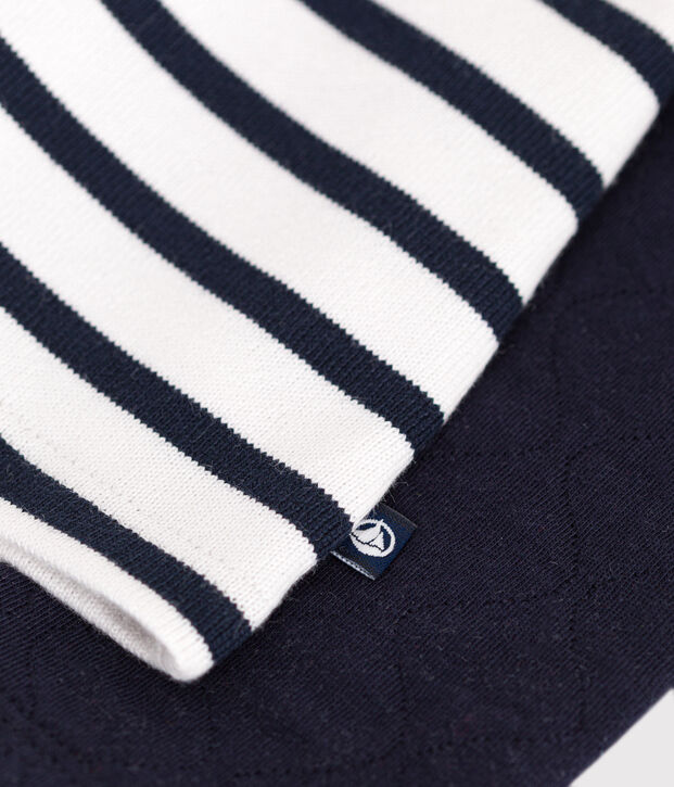 Babyjurkje met lange mouw van tubic blauw/wit