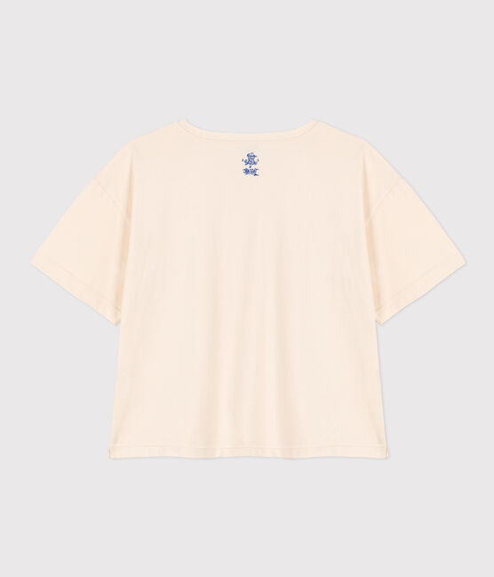 T-shirt LE BOXY en coton Femme écru AVALANCHE